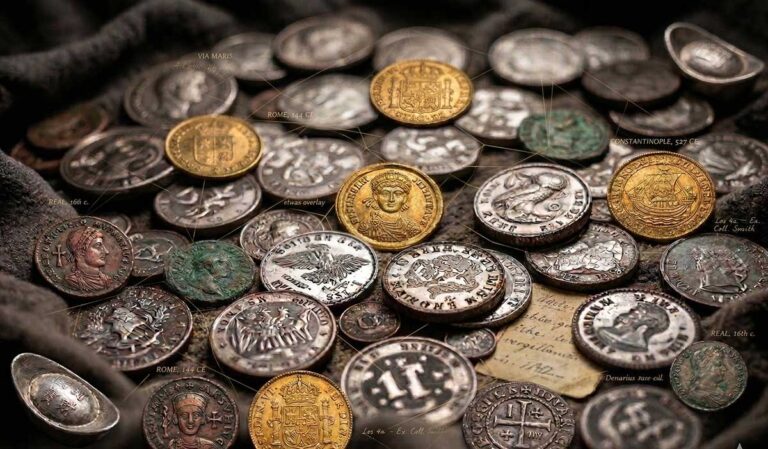 Sammlung antiker Gold- und Silbermünzen