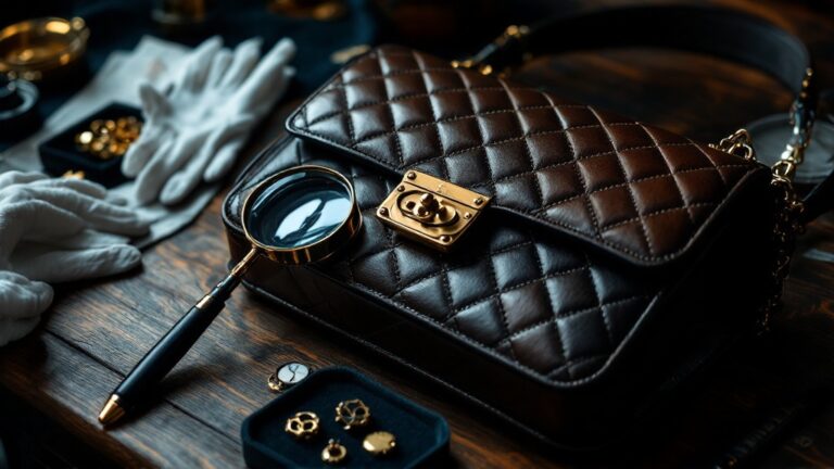 Untersuchung luxustasche - wenig tasche zu sehen, mehr prüfung – fachkundig bewertet von Antik Seider, DGuSV-zertifizierte Sachverständige